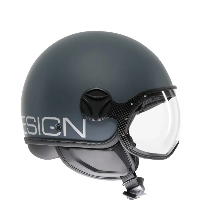 Casco moto jet fgtr classic candy e2206 grigio ottanio / bianco taglia s Promo Stagionale
