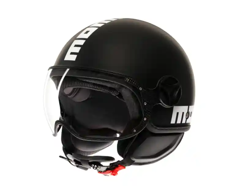 Casco momo fgtr classic mono matt black/white xs Offerta Limitata