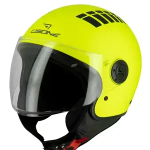 Economico Casco jet pretender giallo fluo m