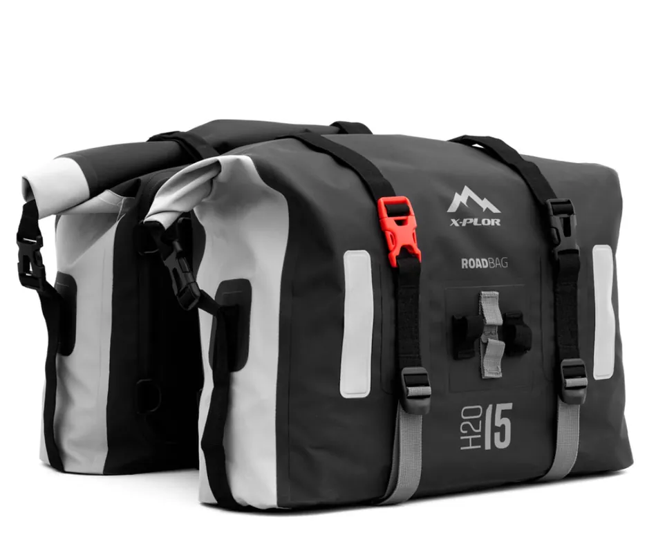 X-plor - borse da sella impermeabili 15l - coppia Non Perdere