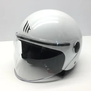 Saldi Casco solid colore lucido bianco gloss pearl white street taglia size xs