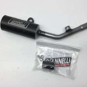 Non Perdere Piaggio vespa pk 125 125 silenziatore alluminio anodizzato nero giannelli
