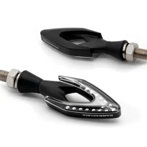 COPPIA INDICATORI FRECCIA LED NERE BARRACUDA UNIVERSALI- Occasione Imperdibile