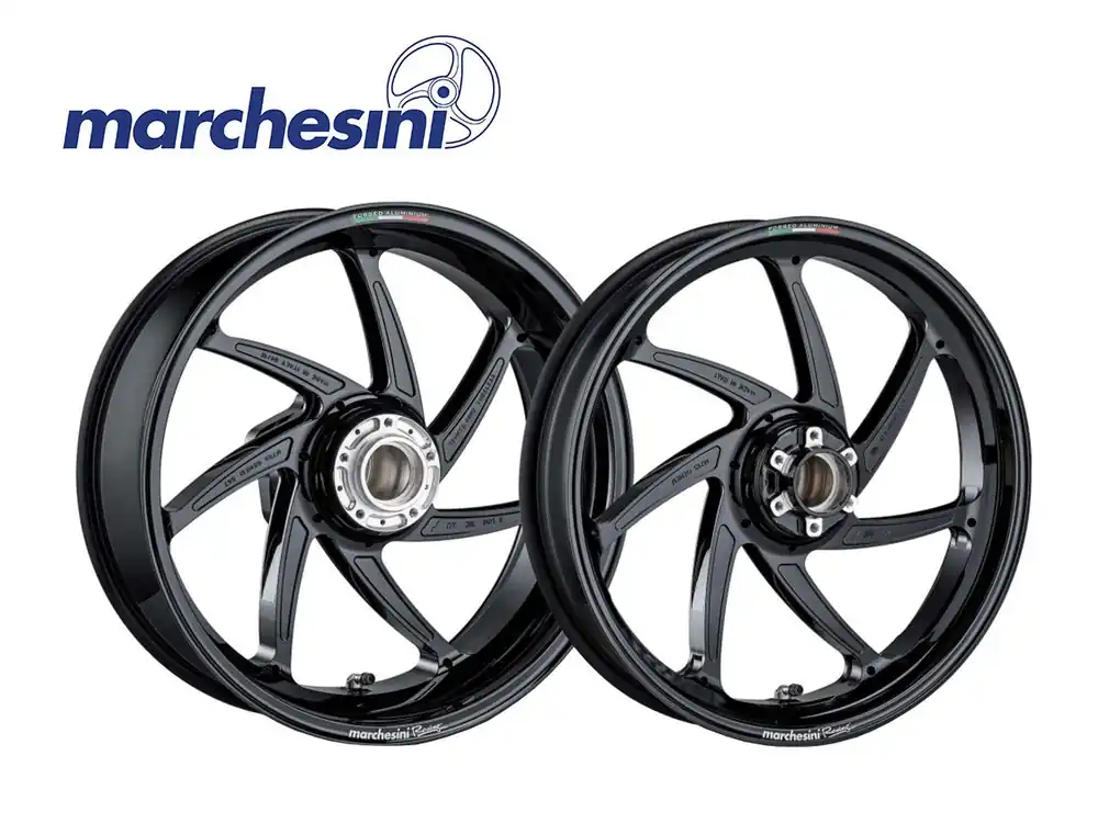 COPPIA CERCHI ALLUMINIO MARCHESINI M7RS GENESI APRILIA TUONO V4 FACTORY DOPO 2011- Promozione Esclusiva