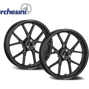 COPPIA CERCHI ALLUMINIO MARCHESINI ASSE 20MM 17.5X2.50 / 17X3.5 HONDA MOTO 3- Nuova Collezione