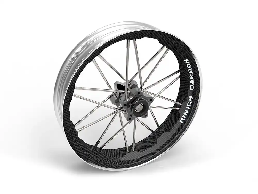 CERCHIO ANTERIORE TITANIO-CARBONIO R3.50X17 5 FORI JONICH DUCATI STREETFIGHTER 1198 / S- Prezzo Conveniente