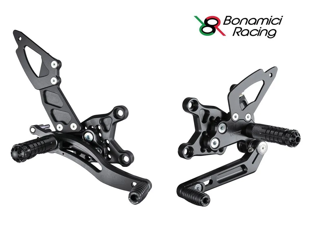 Consegna Rapida PEDANE ARRETRATE BONAMICI RACING REGOLABILI RACE APRILIA RSV4 APRC / TUONO V4 APRC 2011-2016-