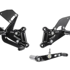 PEDANE ARRETRATE BONAMICI RACING REGOLABILI HONDA CBR 650 R / CB 650 R 2014-2025- Soddisfatti O Rimborsati