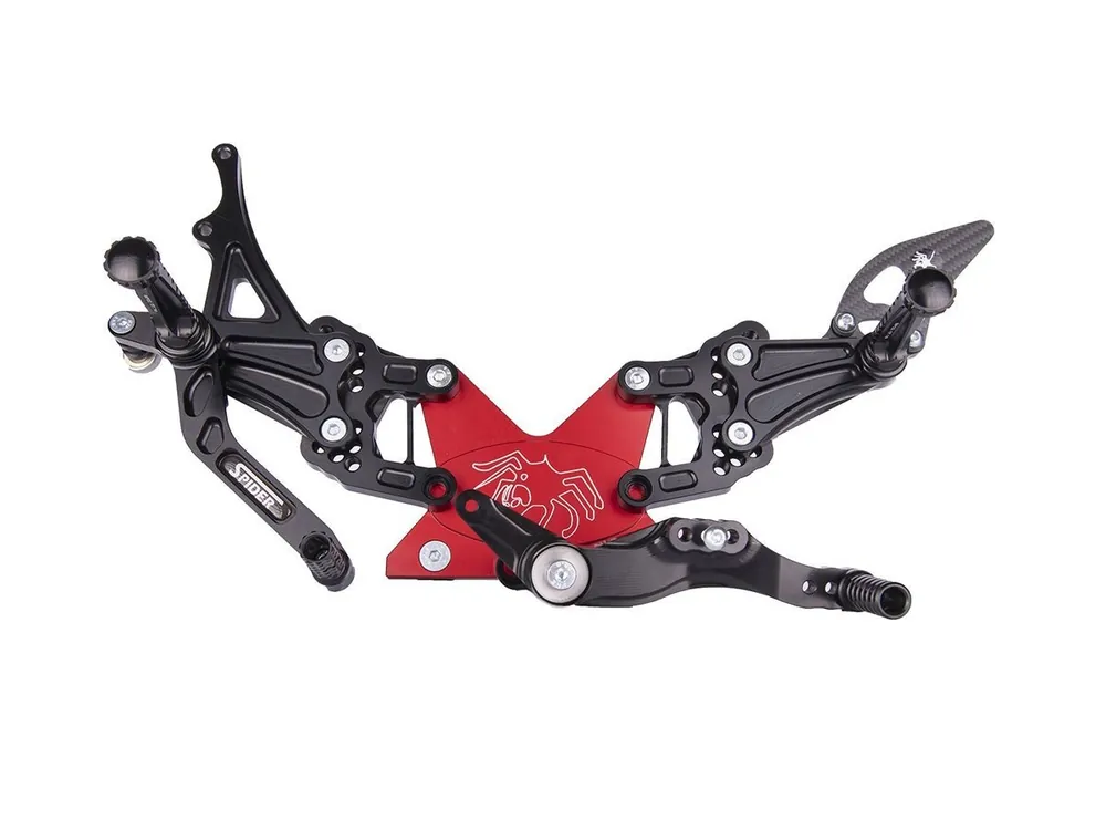 PEDANE ARRETRATE CAMBIO NORMALE / ROVESCIATO SPIDER HONDA CBR 600 RR 2007-2023- Esclusivo