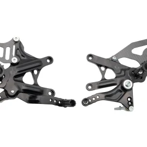 PEDANE ARRETRATE REGOLABILI CAMBIO NORMALE SPIDER KAWASAKI ZX-10R 2016-2023- Popolare