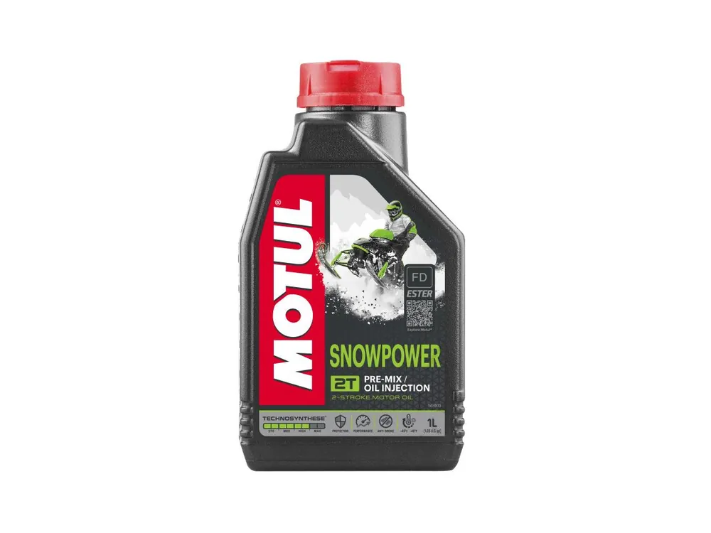OLIO MOTORE SEMI SINTETICO 2T MOTUL SNOWPOWER 1LT- Prezzo Ridotto