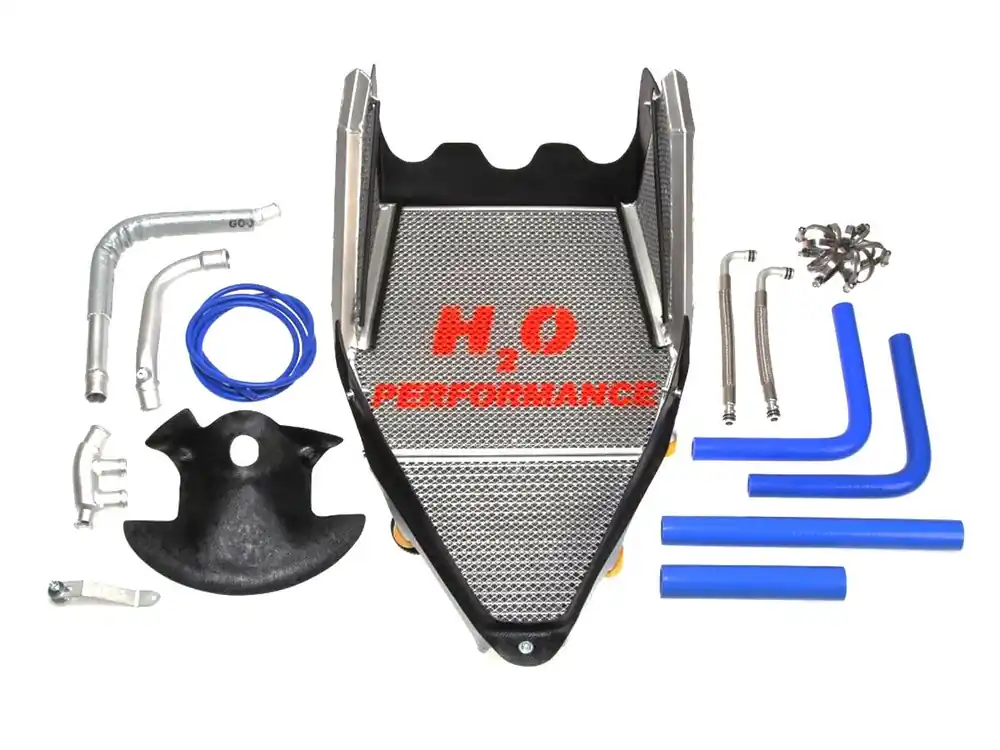Promozione Esclusiva RADIATORE MAGGIORATO ACQUA + OLIO SERIE EVO H2O PERFORMANCE DUCATI PANIGALE V4 R 2018-2024-