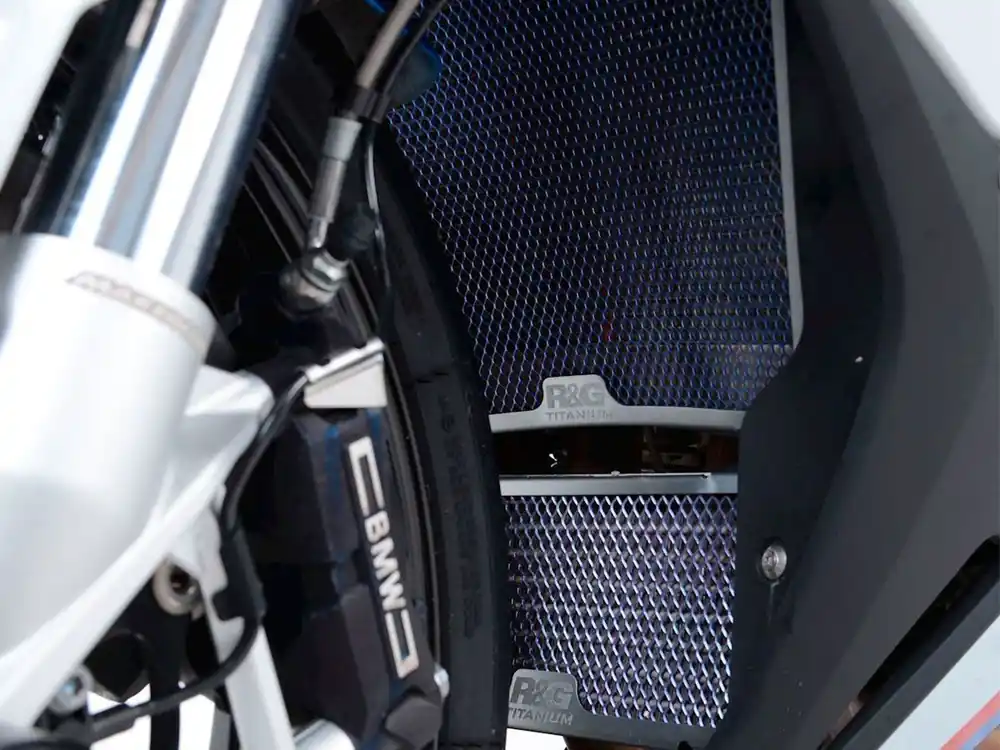 Vendita Finale GRIGLIA PROTEZIONE RADIATORE ACQUA TITANIO R&G KTM DUKE 890 R (CON MODIFICA)-