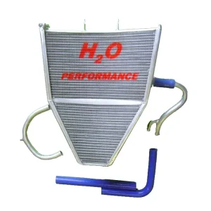 RADIATORE ACQUA MAGGIORATO H2O PERFORMANCE KAWASAKI ZX-6 R 2009-2022- Offerta Limitata