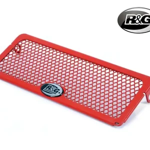 GRIGLIA PROTEZIONE RADIATORE OLIO ROSSO R&G DUCATI MONSTER 1100 S 2009+- Prezzo Conveniente