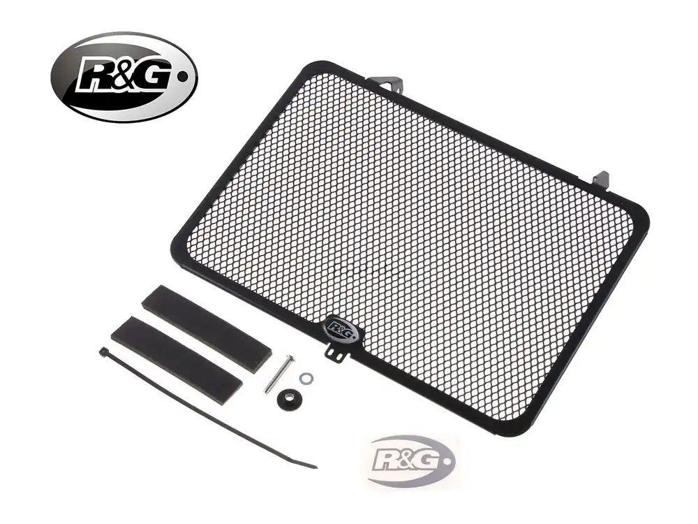 GRIGLIA PROTEZIONE RADIATORE ACQUA NERO R&G DUCATI 848 2008-2014- Esclusivo
