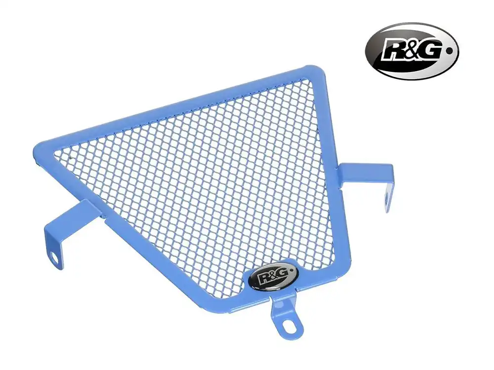 Compra Oggi Stesso GRIGLIA PROTEZIONE RADIATORE ACQUA AZZURRO R&G SUZUKI GSX-R 1000 2017-2022-