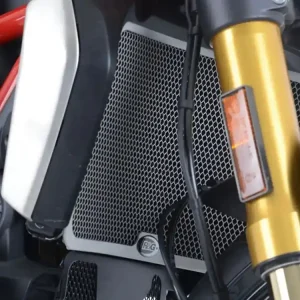 GRIGLIA PROTEZIONE RADIATORE ACQUA TITANIO R&G DUCATI HYPERMOTARD 950 / SP / RVE 2019-2025- Ordina Subito