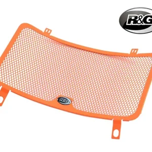 GRIGLIA PROTEZIONE RADIATORE ACQUA ARANCIONE R&G KTM 790 DUKE 2018-2022- Spedizione Espresso