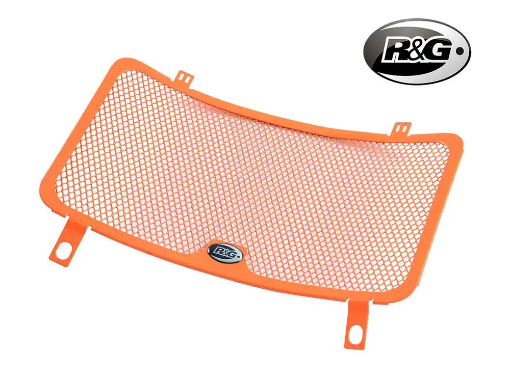 GRIGLIA PROTEZIONE RADIATORE ACQUA ARANCIONE R&G KTM 790 DUKE 2018-2022- Spedizione Espresso