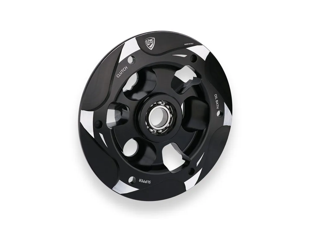 Esclusivo PIATTELLO SPINGIDISCO FRIZIONI OLIO BICOLOR CNC RACING DUCATI HYPERMOTARD 939 SP 2016-18-