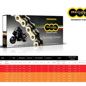 CATENA REGINA 137ZRT PASSO 525 HONDA CB 450 SG 86-88- Popolare
