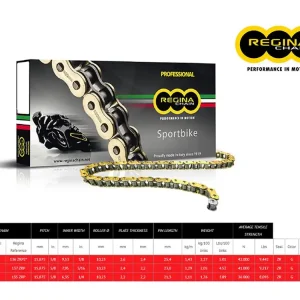 Professionale CATENA REGINA 137ZRP PASSO 525 DUCATI HYPERMOTARD 1100 EVO / SP 10-13-