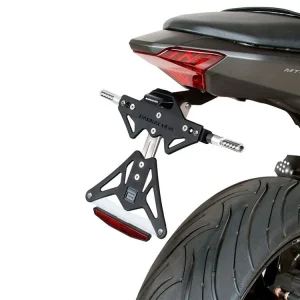 KIT PORTATARGA RECLINABILE ALLUMINIO BARRACUDA YAMAHA MT-07 2013-2022- Scelto Dai Clienti