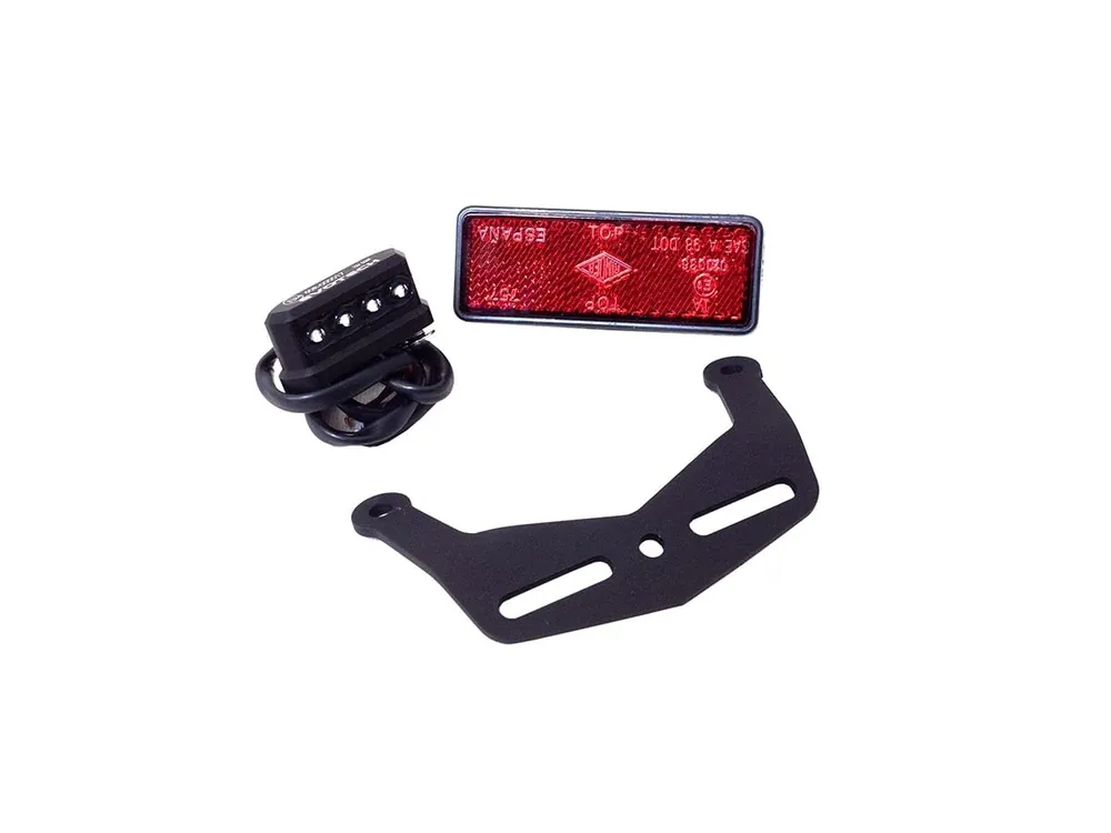 KIT LUCE TARGA + SUPPORTO + CATADIOTTRO EVOTECH YAMAHA XSR 700 2016-2024- Subito Disponibile