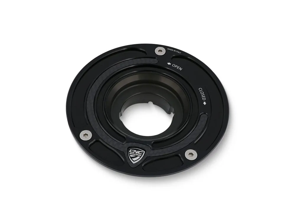 TAPPO SERBATOIO CARBURANTE FLANGIA CARBON CNC RACING DUCATI PANIGALE V4 / S / R 2018-2024- Di Tendenza