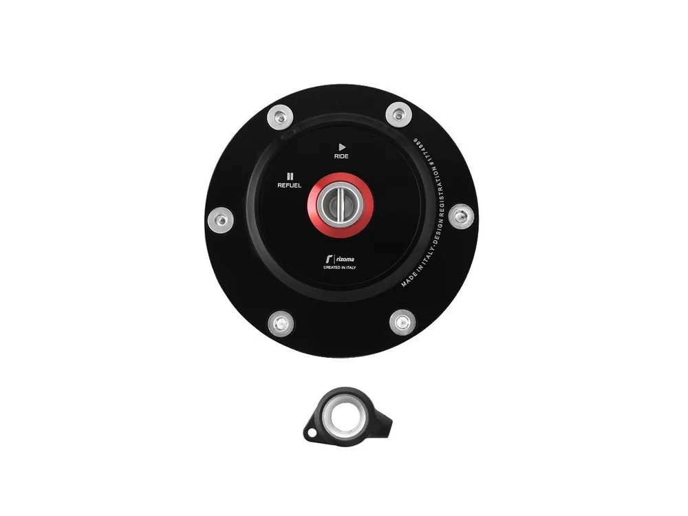 Occasione Imperdibile TAPPO SERBATOIO BENZINA STREET NERO RIZOMA TRIUMPH STREET TRIPLE 675 / R 2008-2016-