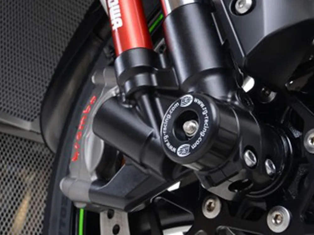 Novità COPPIA PROTEZIONI FORCELLA NERO R&G KAWASAKI ZX-10RR 2021-2022-