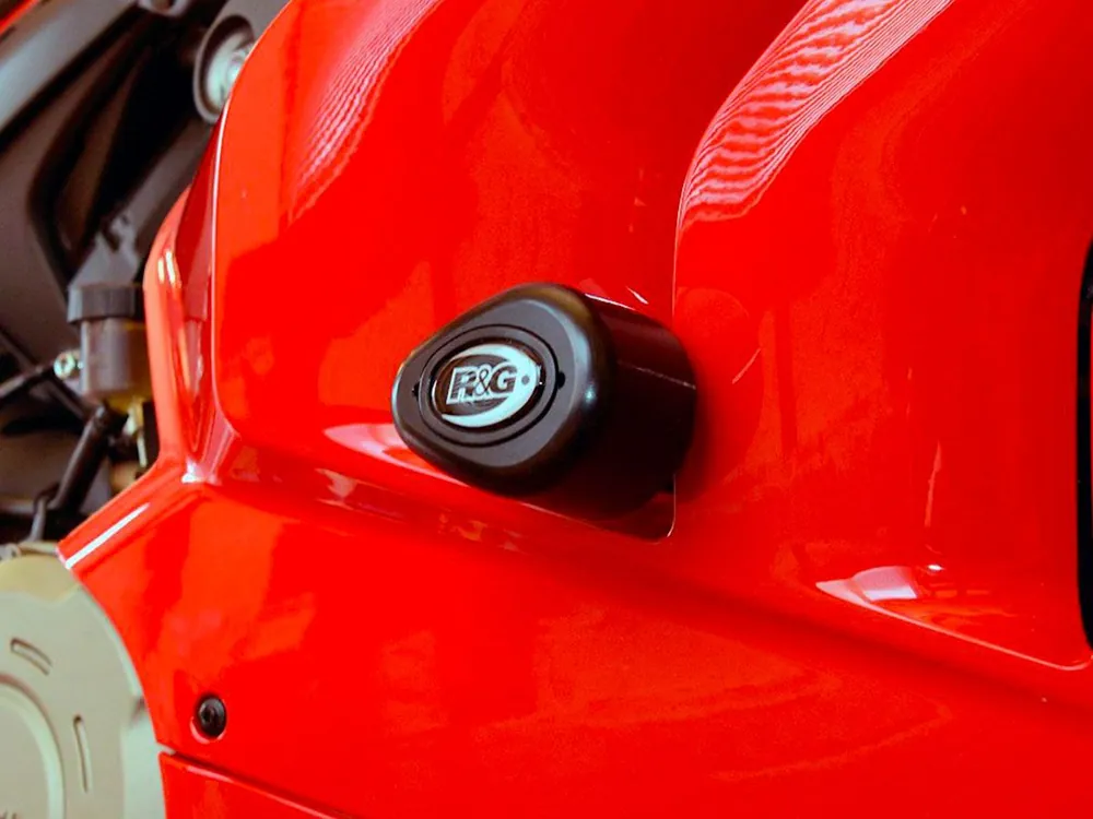 Acquista Ora TAMPONI TELAIO RACING AERO NERO R&G DUCATI PANIGALE V4 / S / R 2019-2021-