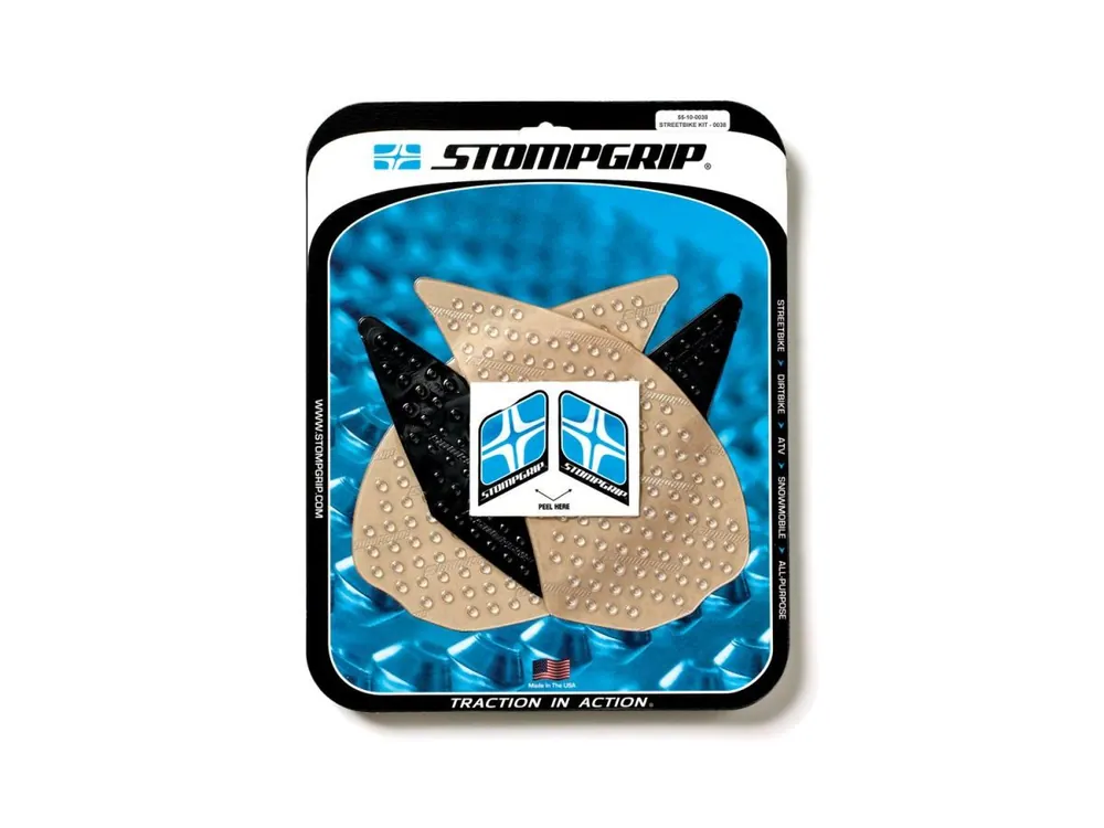 KIT ADESIVI SERBATOIO STOMPGRIP VOLCANO KAWASAKI Z1000 2010-15- Professionale