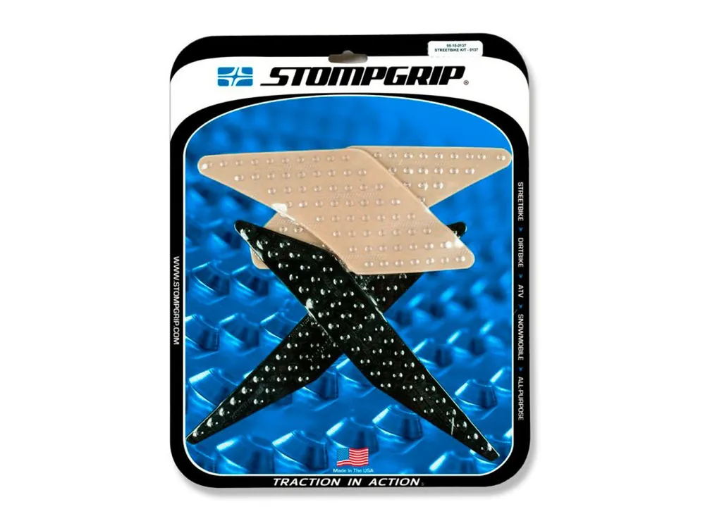 KIT ADESIVI SERBATOIO STOMPGRIP VOLCANO KAWASAKI Z 125 PRO 2017-2024- Scelto Dai Clienti