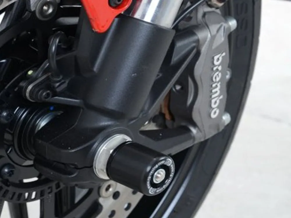 Promozione COPPIA PROTEZIONI FORCELLA VERSIONE PICCOLA NERO R&G DUCATI DESERTX 2022-2025-