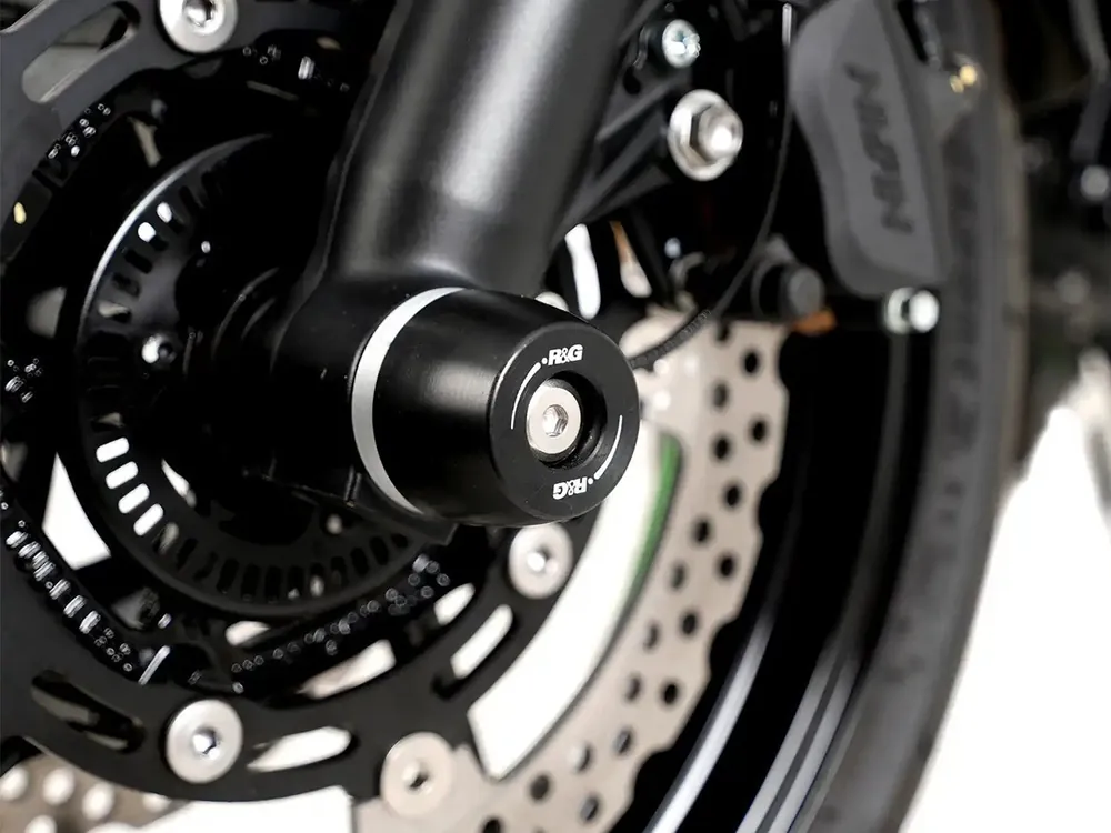 PROTEZIONE PERNO FORCELLA APEX R&G TRIUMPH SCRAMBLER 900 2023-2025- Ultime Pezzi