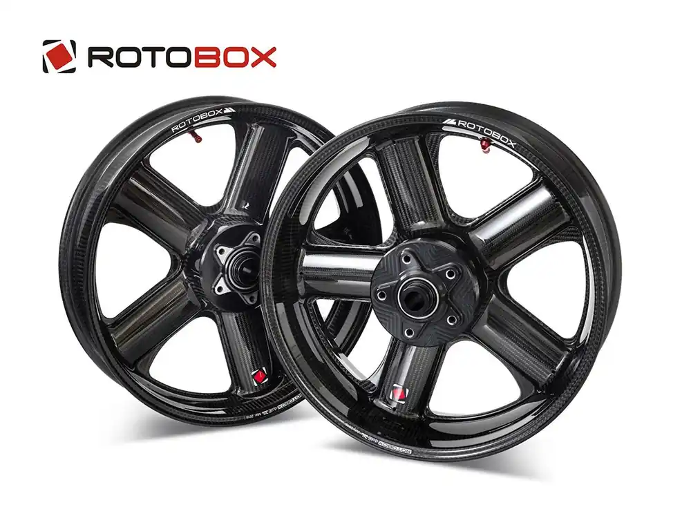 Quantità Limitata COPPIA CERCHI CARBONIO ROTOBOX RBX2 DUCATI MONSTER 937 2021-2023 (POST. 6")-
