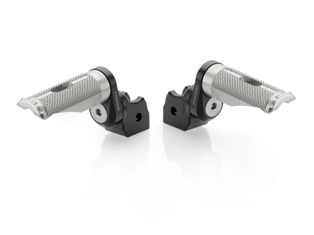 Ultime Pezzi PE715 ADATTATORI PEDIVELLE PILOTA CON ECCENTRICO RIZOMA DUCATI MULTISTRADA 1200 S 15-17-