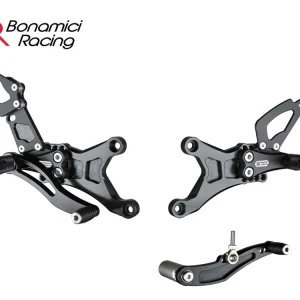 Quantità Limitata PEDANE ARRETRATE BONAMICI RACING REGOLABILI STRADALI YAMAHA YZF R1 2007-2008-