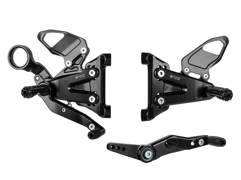 PEDANE ARRETRATE BONAMICI RACING REGOLABILI BMW S 1000 R 2021-2024- Professionale