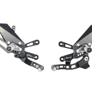Popolare PEDANE REGOLABILI POGGIAPIEDI SNODATI CAMBIO ROVESCIATO LIGHTECH APRILIA RSV4 1100 / FACTORY 2019-2025-