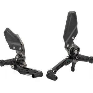 Spedizione Espresso PEDANE ARRETRATE ALLUMINIO GILLES TOOLING INDIAN FTR 1200 / S / RALLY 2019-2024-