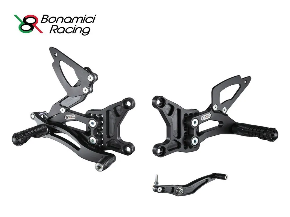 PEDANE ARRETRATE BONAMICI RACING REGOLABILI YAMAHA YZF R6 2006-2016- Must-Have