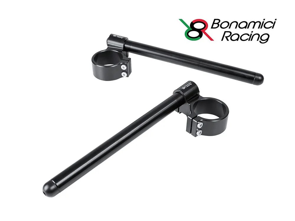 Nuovo Arrivo COPPIA SEMIMANUBRI BONAMICI RACING RIALZATI 53MM UNIVERSALI-