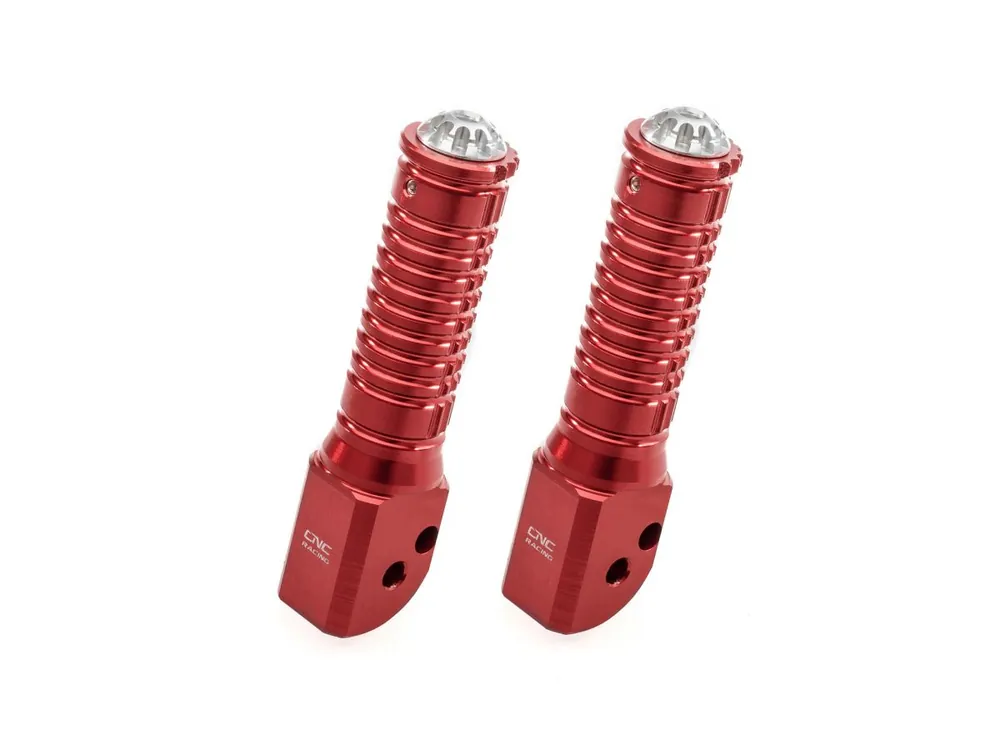 POGGIAPIEDI PASSEGGERO CNC RACING DUCATI MONSTER 696 2008-14- Occasione Imperdibile