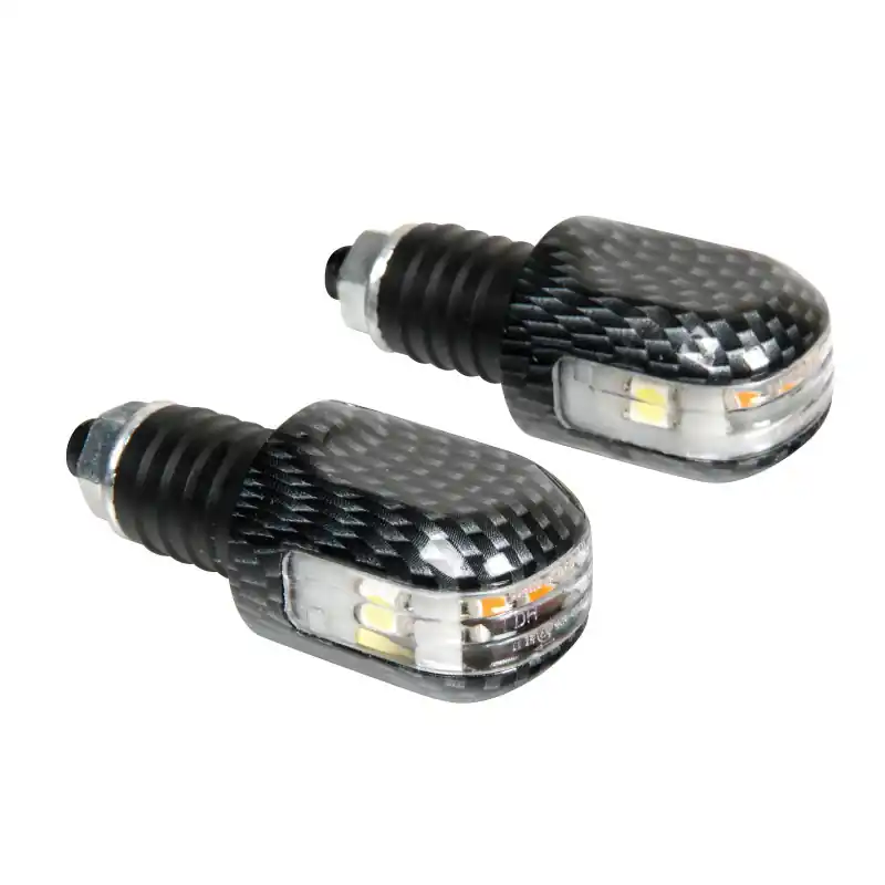 Miglior Prezzo STABILIZZATORI MANUBRIO CON LED, 12V - CARBON