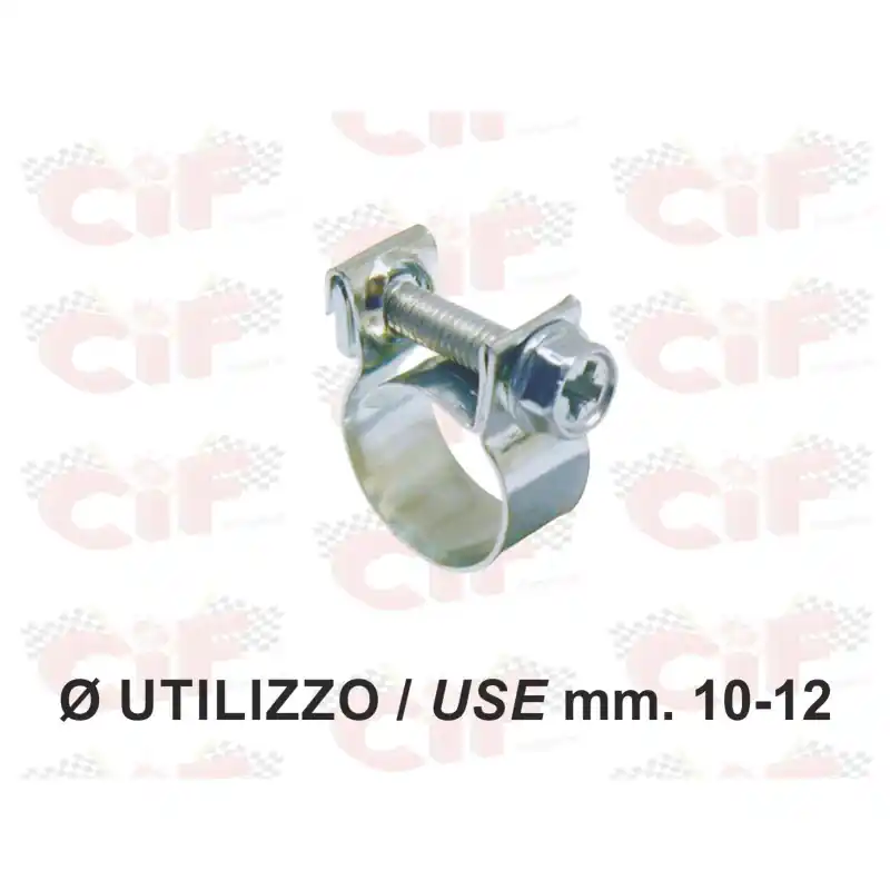 Nuovo Arrivo COLLARINO PER TUBO BENZINA Ø UTILIZZO mm.10-12