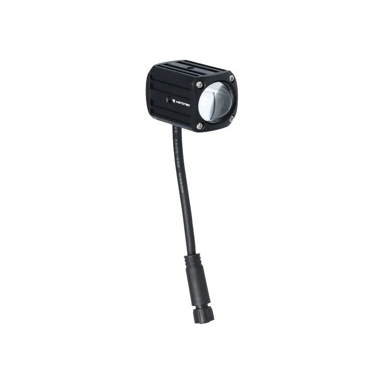 Popolare MOTOTEC - FARETTI AUSILIARI A LED MT-20 (COPPIA) DOPPIA TEMPERATURA DI COLORE - INTERRUTTORE COMANDO WIRLESS