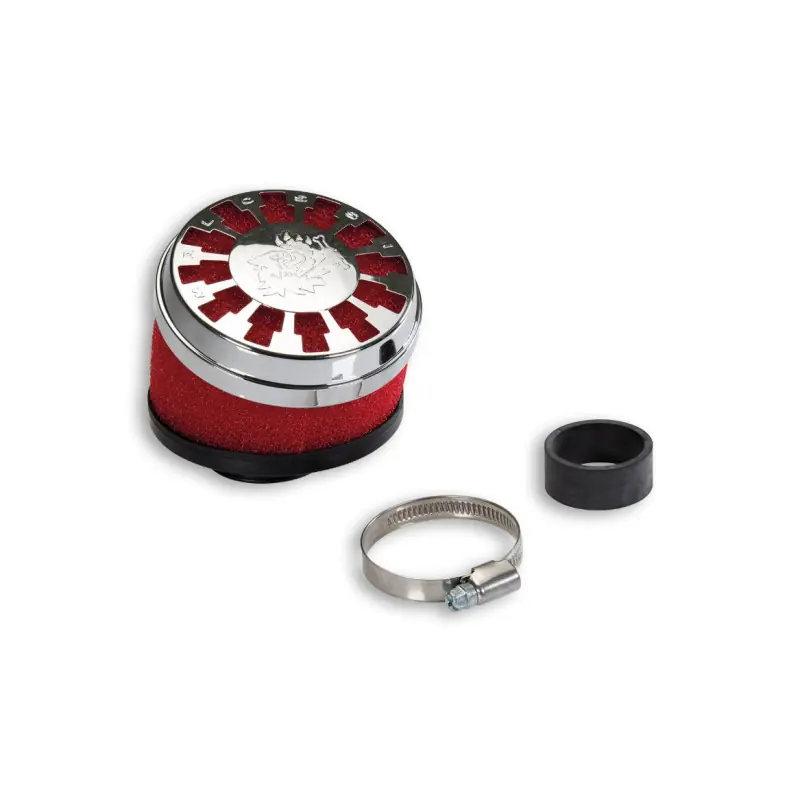 FILTRO ARIA RED FILTER E13 CON Ø 32 / 38 INCLINATO 25° PER CARBURATORI PHVA / B - PHBN - PHBG - PHBL Scelto Dai Clienti